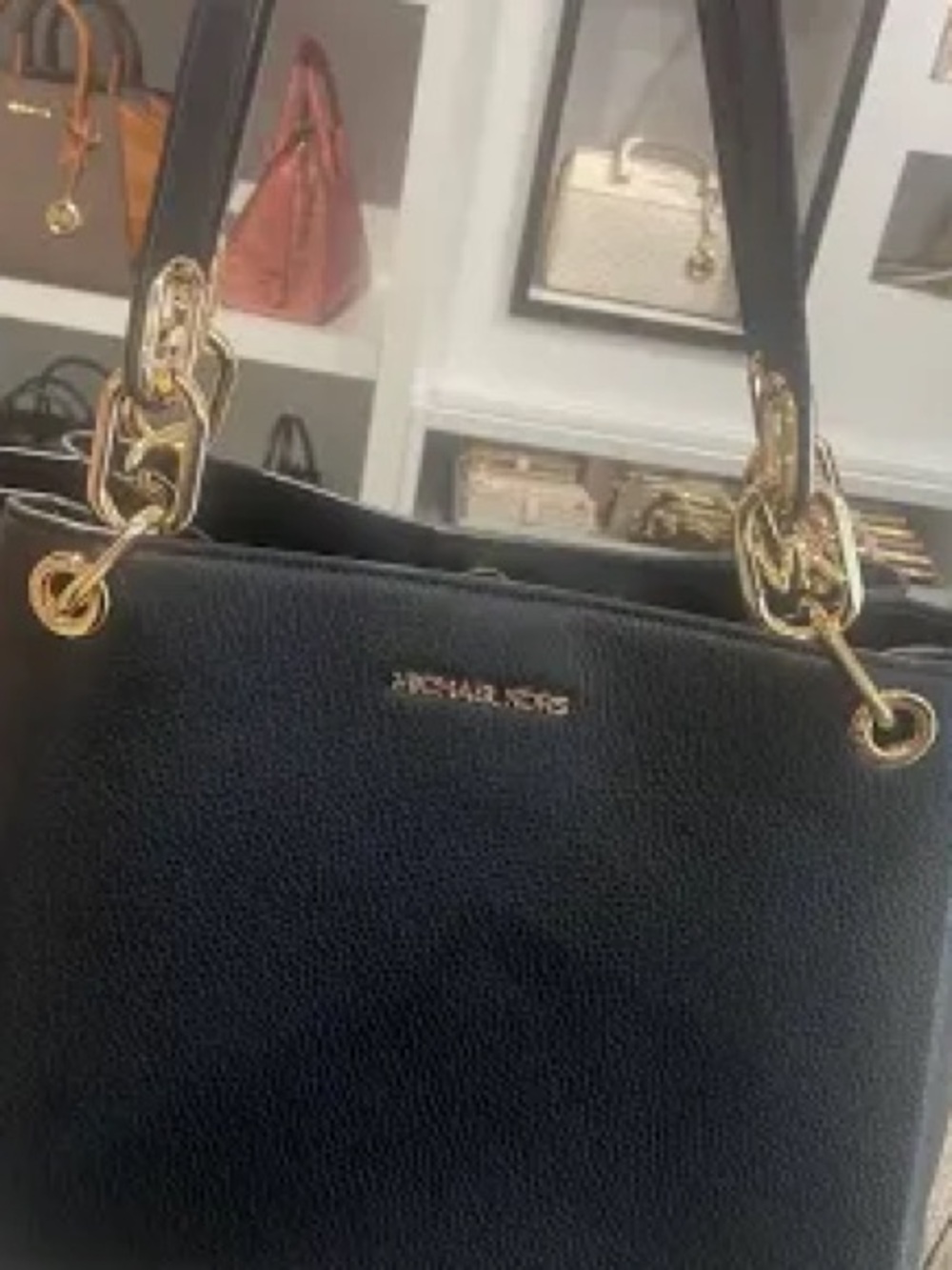 Michael Kors Trisha Large Triple Gusset Shoulder bag - new! - Picture 13 of 14